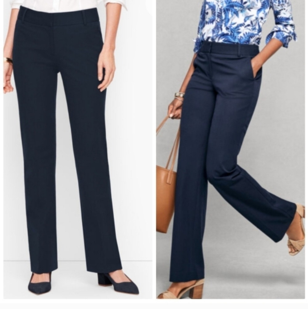 Talbots Newport Dress Pants Navy NWT Size 18W